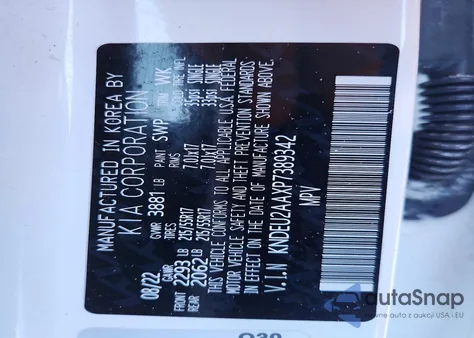 2023 Kia Seltos S из США, поврежденный, VIN KNDEU2AAXP7389342